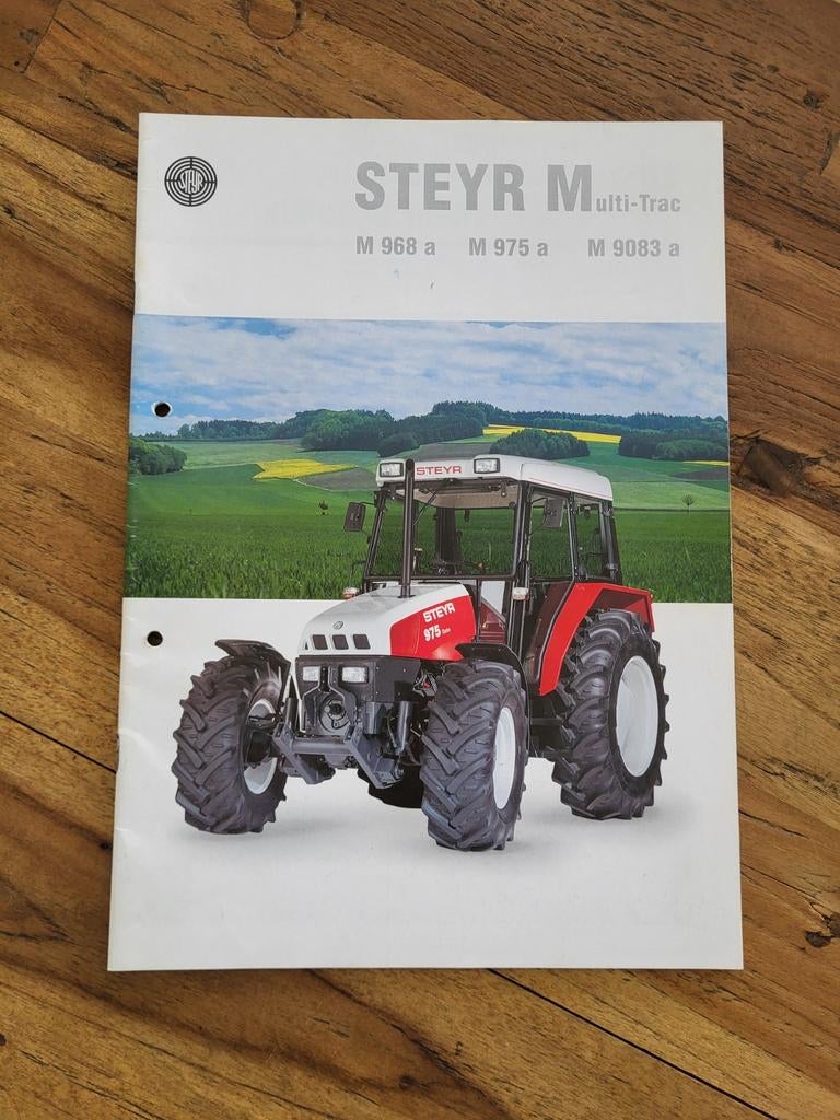 tractor folder Steyr Multi-Trac, Ophalen of Verzenden, Zo goed als nieuw