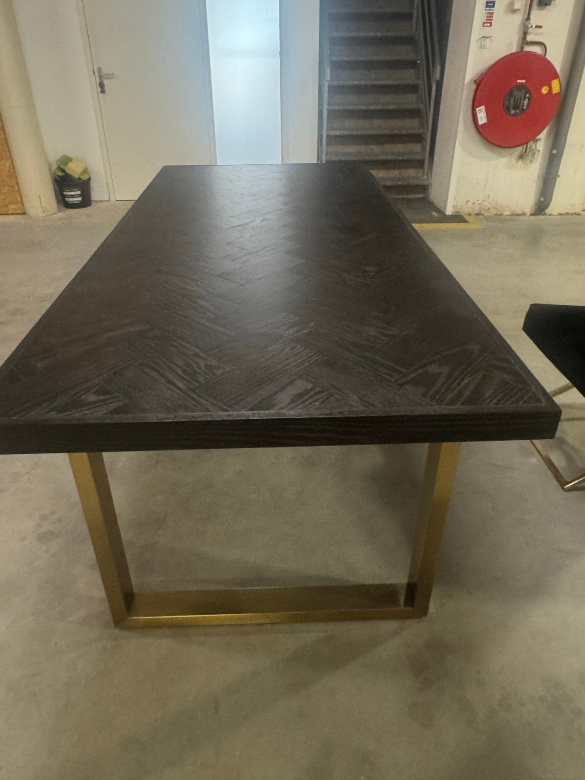 Richmond eettafel (200x100cm) met 6 stoelen, Ophalen, Gebruikt, 100 tot 150 cm, Vijf personen of meer