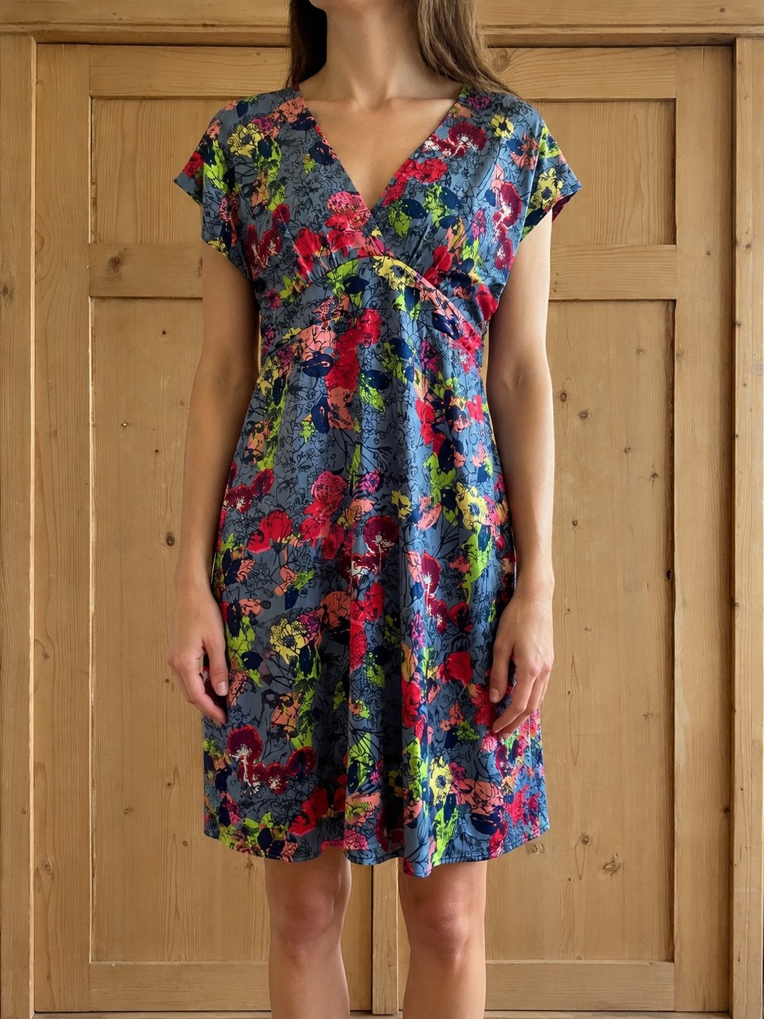 Zijden jurkje van Sissy Boy maat S., Kleding | Dames, Jurken, Verzenden, Zo goed als nieuw, Maat 36 (S), Knielengte