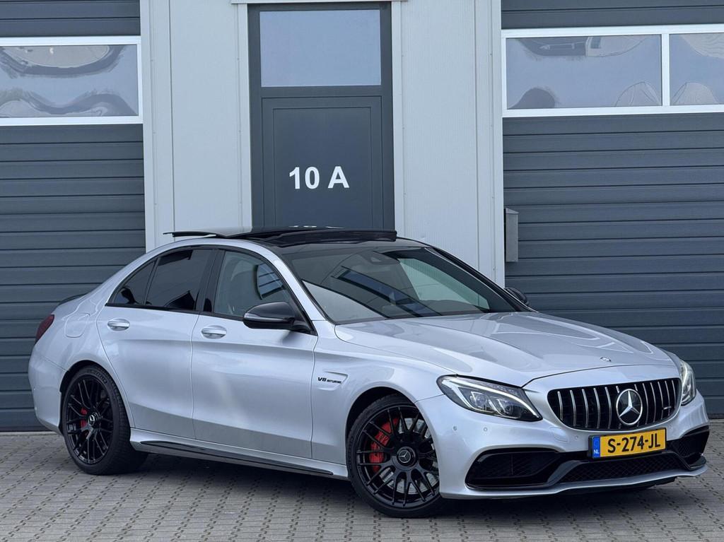 Mercedes-Benz C-klasse AMG C63S 510PK+ / Pano / Carbon, Auto's, Automaat, Achterwielaandrijving, Gebruikt, 510 pk