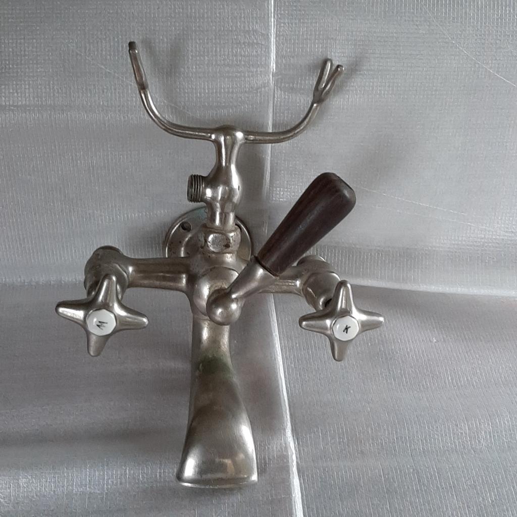 Vintage, badkamer kraan Frans (?) / badkamerkraan, Ophalen