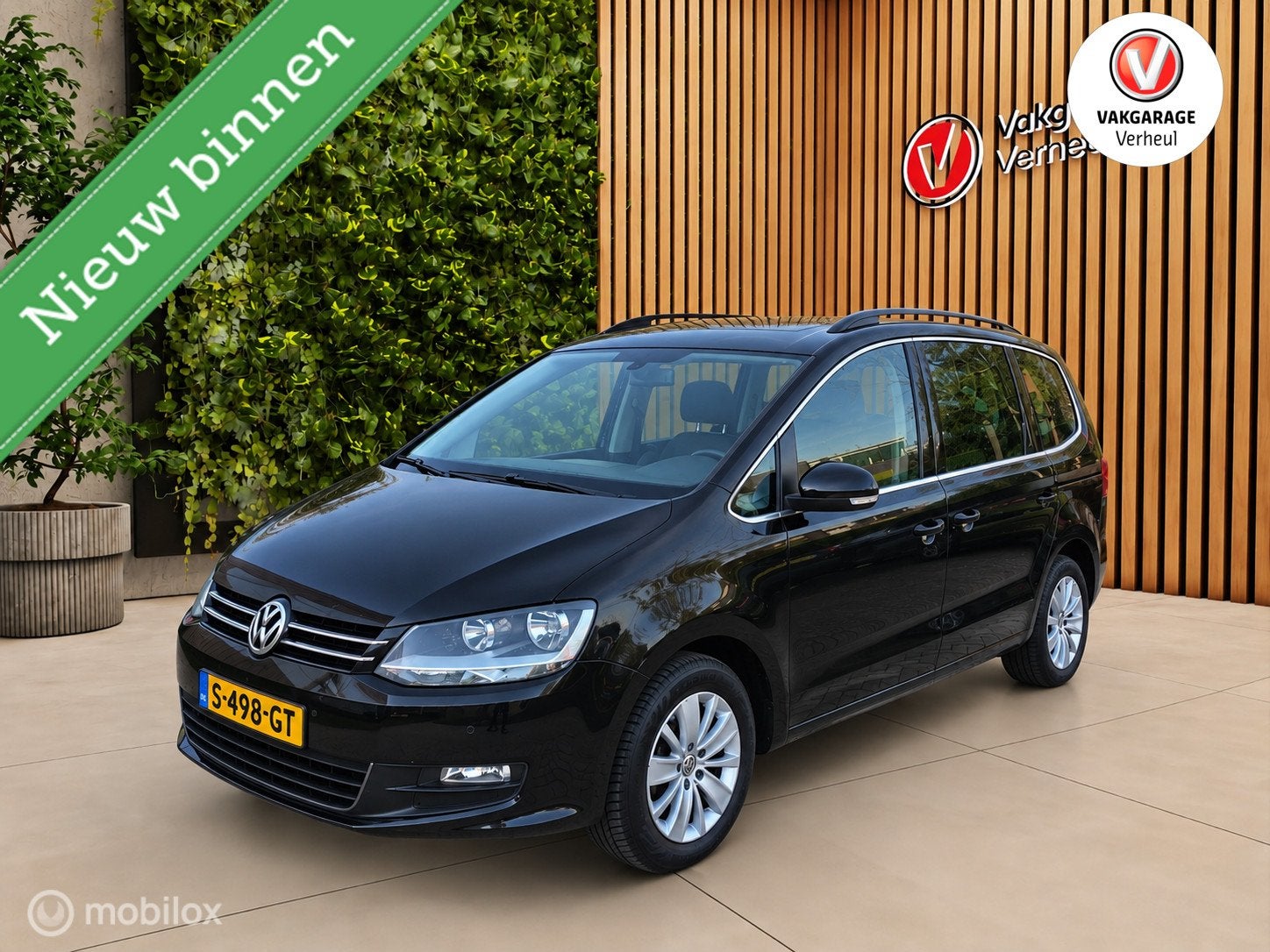 Volkswagen Sharan 1.4 TSI ✅150Pk ✅Automaat ✅7 Zit ✅T, Auto's, Euro 5, 4 cilinders, 7 stoelen, Zwart