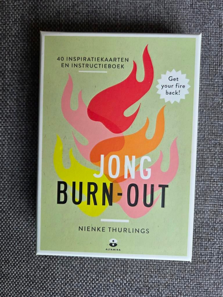 Jong Burn-Out: Inspiratiekaarten & Instructieboek, Ophalen of Verzenden, Zo goed als nieuw, Nienke Thurlings