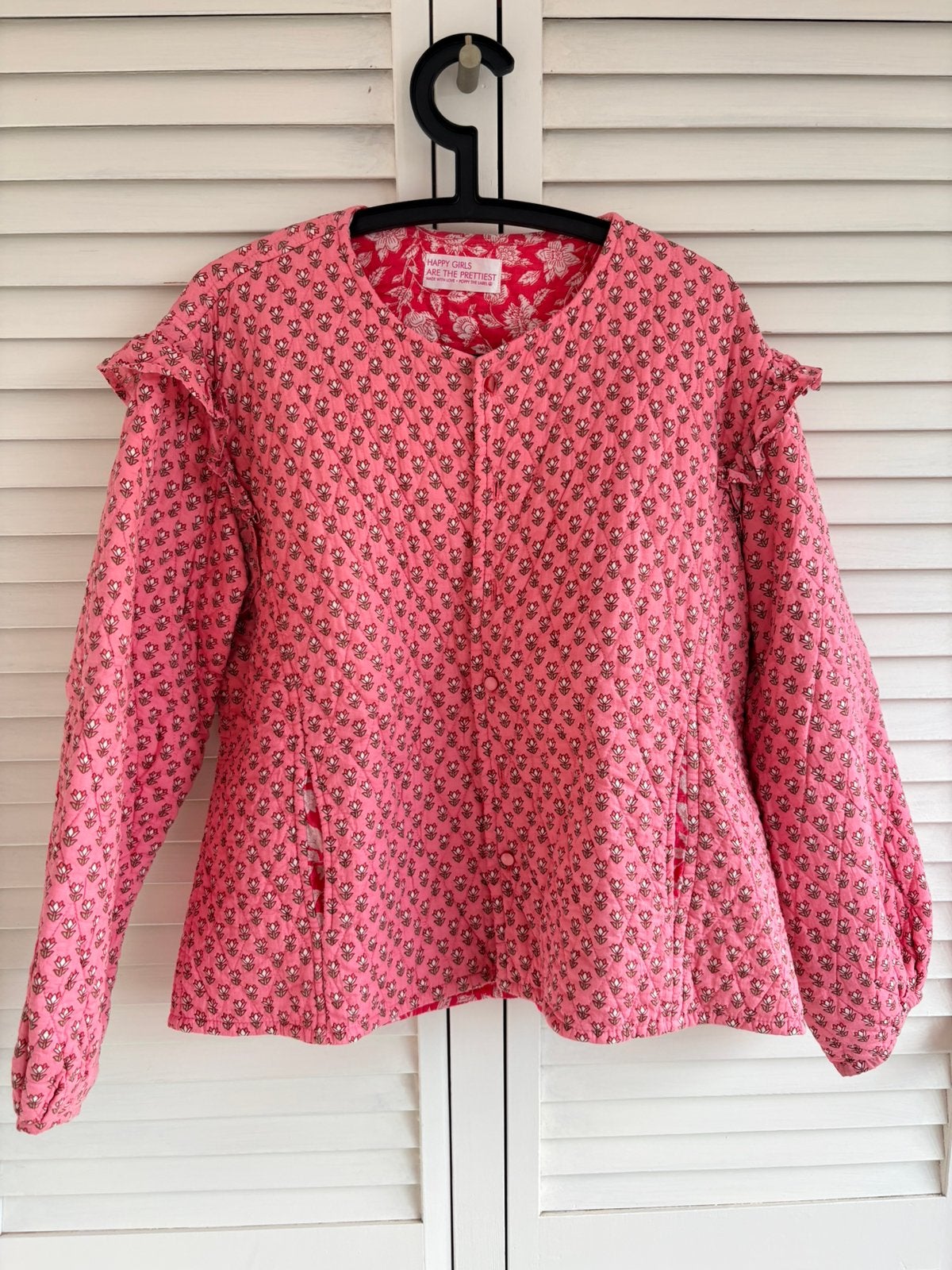 Schattig poppy the label  jasje en overhemd polkadot xl, Ophalen of Verzenden, Zo goed als nieuw, Maat 46/48 (XL) of groter, Rood