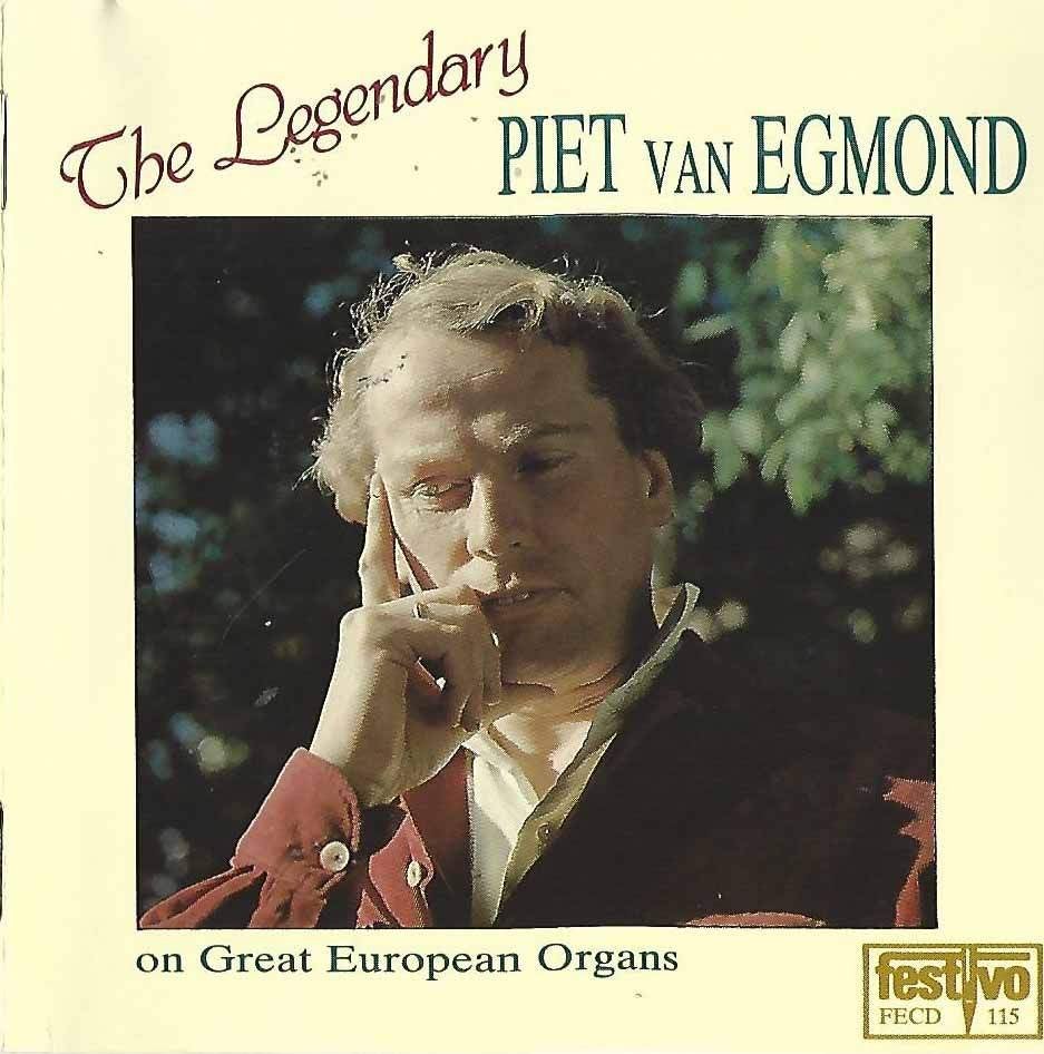 OrgelCD: Piet van Egmond - The legendary on Great European O, Ophalen of Verzenden, Zo goed als nieuw, Instrumentaal, Orgel