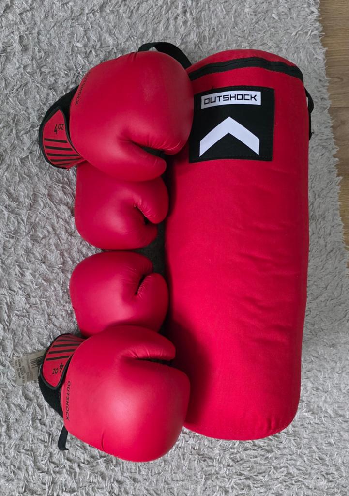 Bokshandschoenen maat4 en Bokszak, Groter dan maat XL, Ophalen, Zo goed als nieuw, Overige