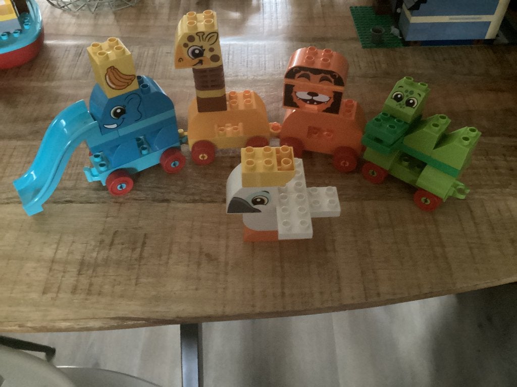 Duplo dierentrein, Ophalen, Overige thema's, Zo goed als nieuw, Compleet