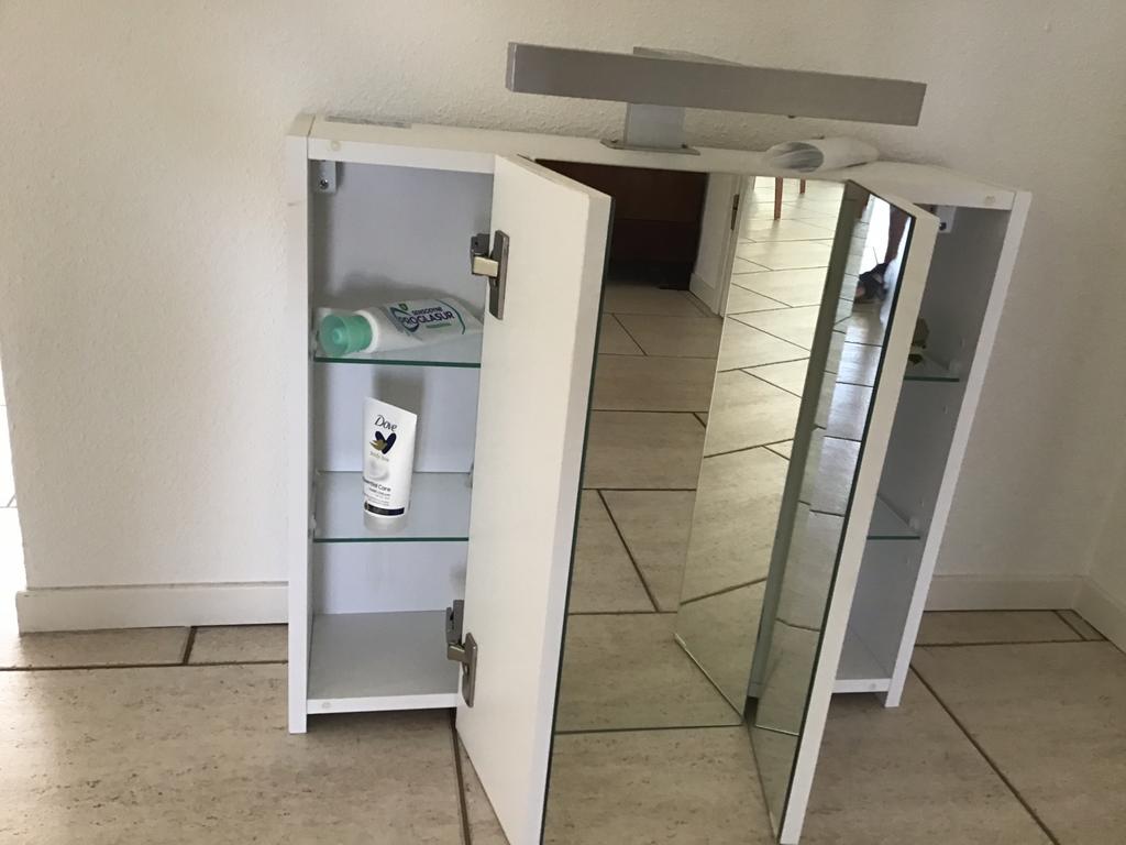 Allibert spiegelkast met verlichting voor badkamer, Ophalen, 50 tot 100 cm, Minder dan 25 cm, Minder dan 100 cm