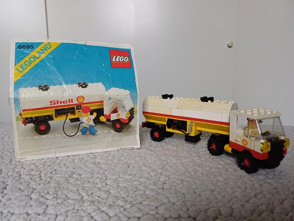 Lego Legoland 6695 Tankwagen - Gebruikt en Verkleurd, Gebruikt, Lego, Ophalen of Verzenden, LEGOLAND