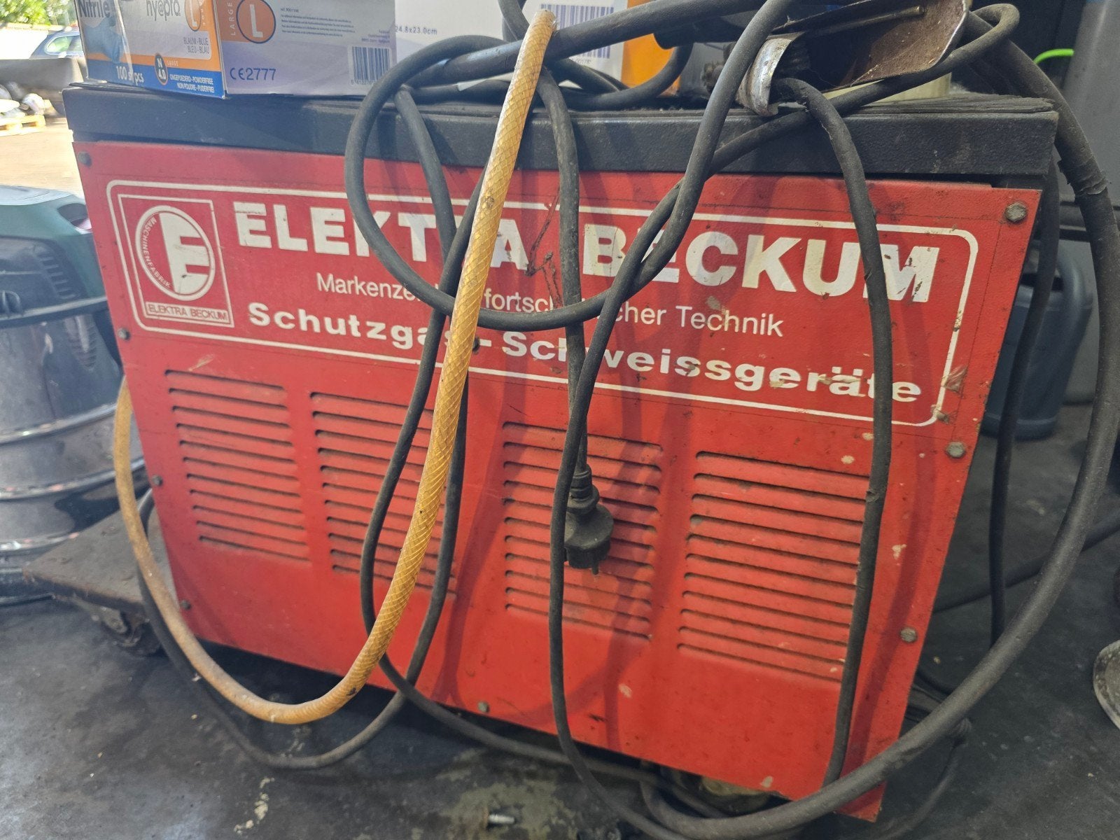 elektra beckum lasapparaat 160 amp 220v, Ophalen, Gebruikt, 150 tot 250 ampère, Elektroden