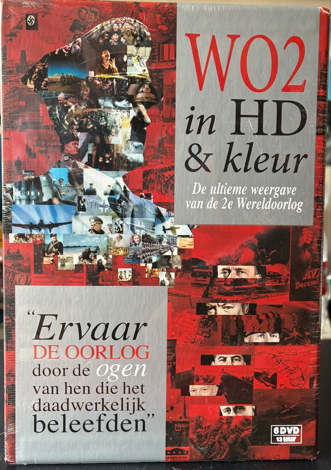 WO2 in HD & Kleur - 6 DVD Boxset - Nieuw in verpakking, Oorlog of Misdaad, Nieuw in verpakking, Vanaf 12 jaar, Inclusief doosje