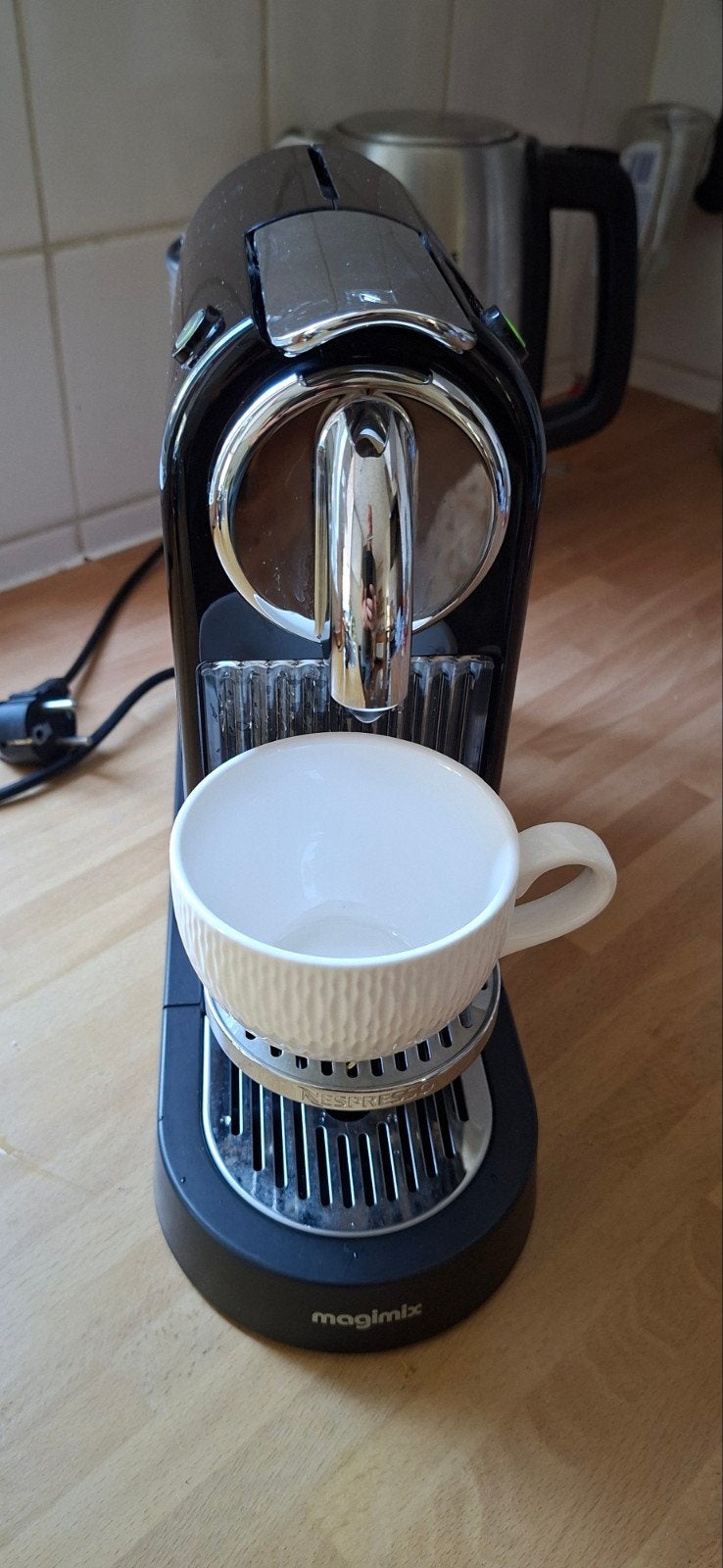 Nespresso Magimix koffiezetapparaat, Witgoed en Apparatuur, Koffiezetapparaten, Ophalen, Espresso apparaat, Zo goed als nieuw