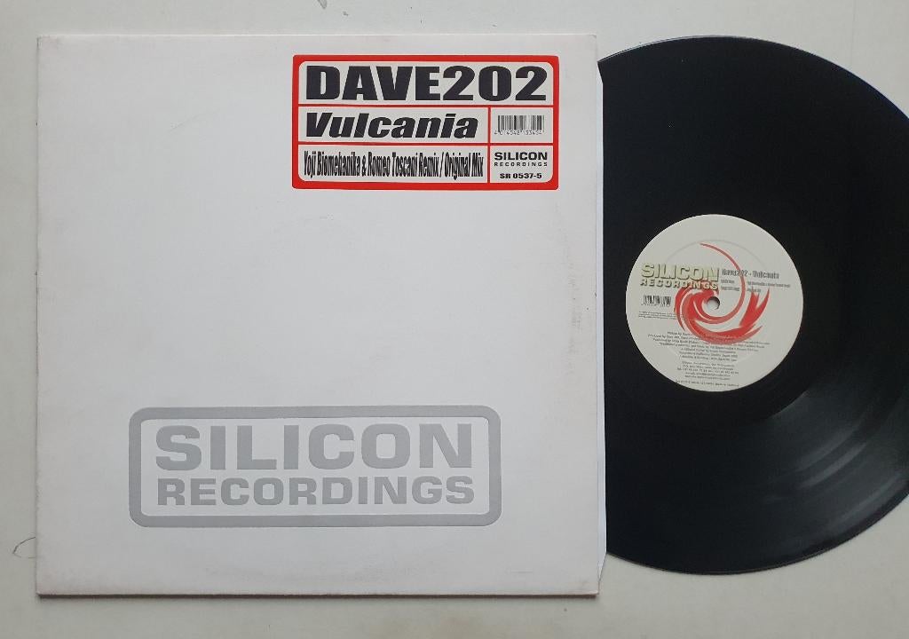 12" Maxi Dave202 - Vulcania (2005), Maxi-single, Dance, Zo goed als nieuw, 12 inch