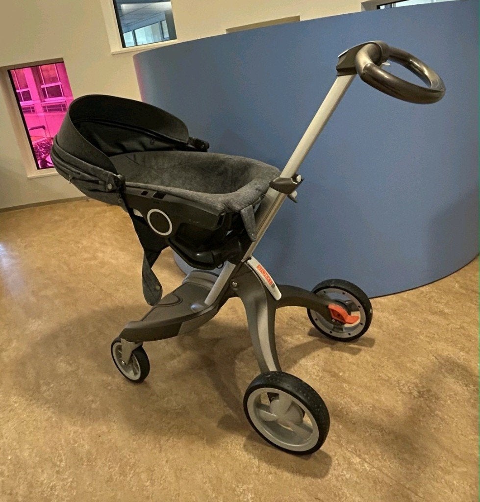 Stokke Xplory kinderwagen met reiswieg, Kinderen en Baby's, Gebruikt, Met reiswieg, Ophalen, Kinderwagen