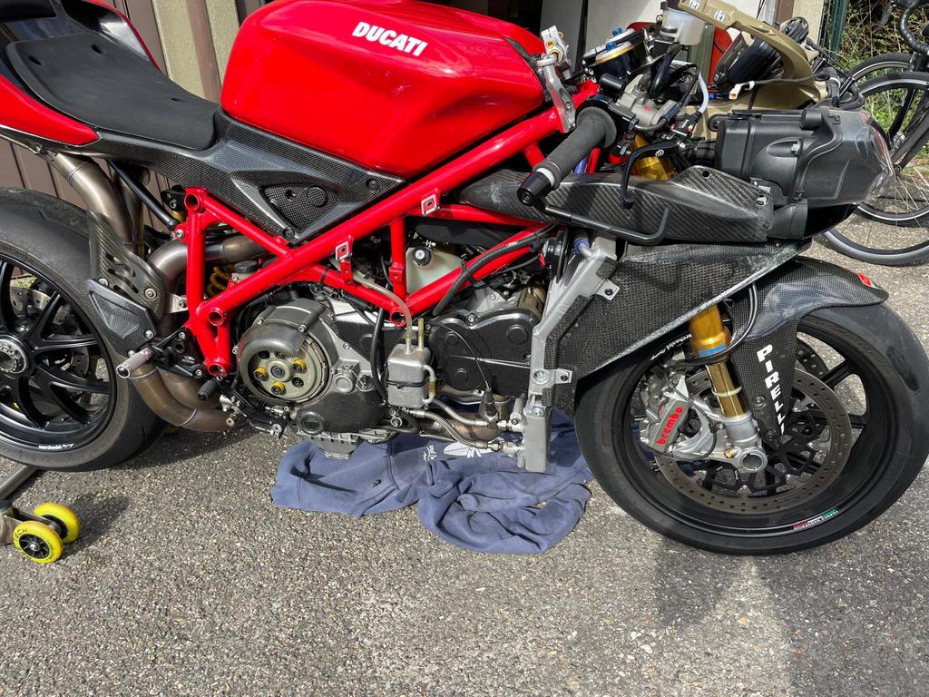 Ducati 848 1098 1198 Corse race radiatorset, Ophalen of Verzenden, Gebruikt