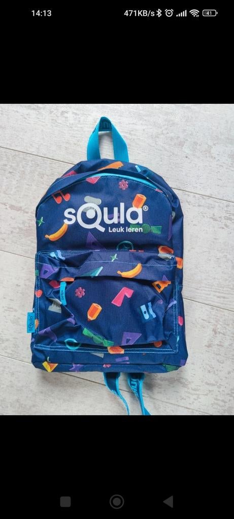 Kleine Squla Rugzak - Ideaal voor Peuters/Kleuters, Overige merken, Minder dan 30 cm, Ophalen of Verzenden, Minder dan 25 cm