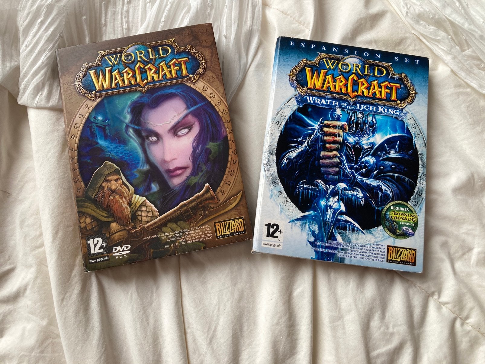 WORLD OF WARCRAFT Classic en Wrath of the Lich King, Online, 1 speler, Ophalen of Verzenden, Zo goed als nieuw