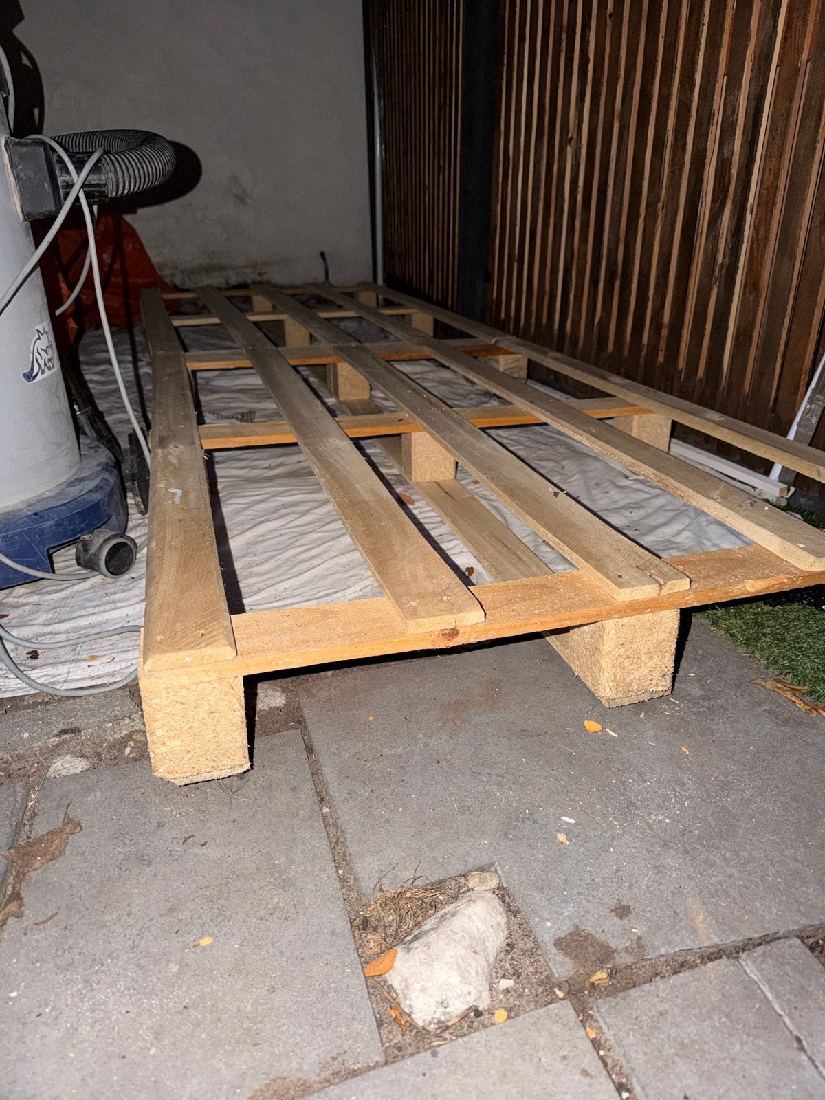 Gratis houten pallets (3 stuks) - Diverse afmetingen, Ophalen, Gebruikt, 50 mm of meer, Pallet
