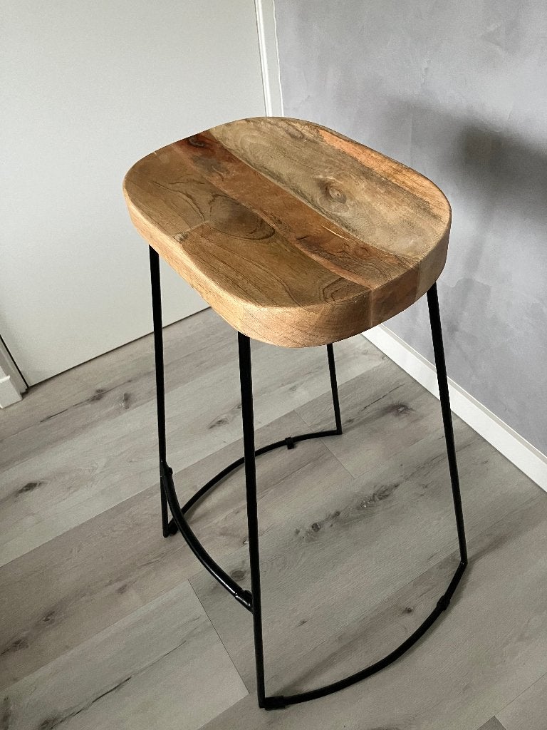 barkrukken, Ophalen, 60 tot 90 cm, Zo goed als nieuw, Hout
