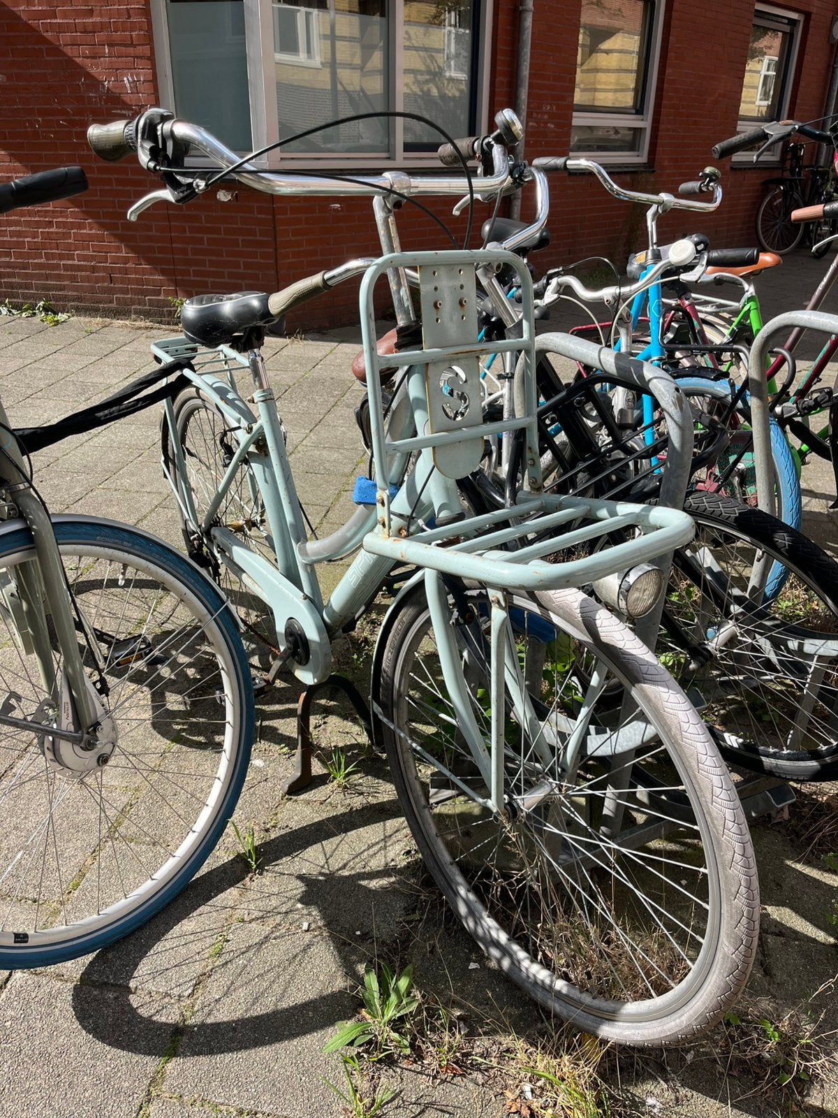 Lichtblauwe Spirit fiets - Opknapper / Loop of Sloop, Fietsen en Brommers, Ophalen, Gebruikt, Overige merken, Versnellingen