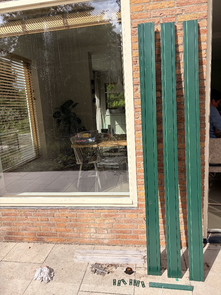 Fundering tuinkas Gardenmeister 200 groen nieuw, Ophalen, Polycarbonaat, Aluminium, Kweekkas
