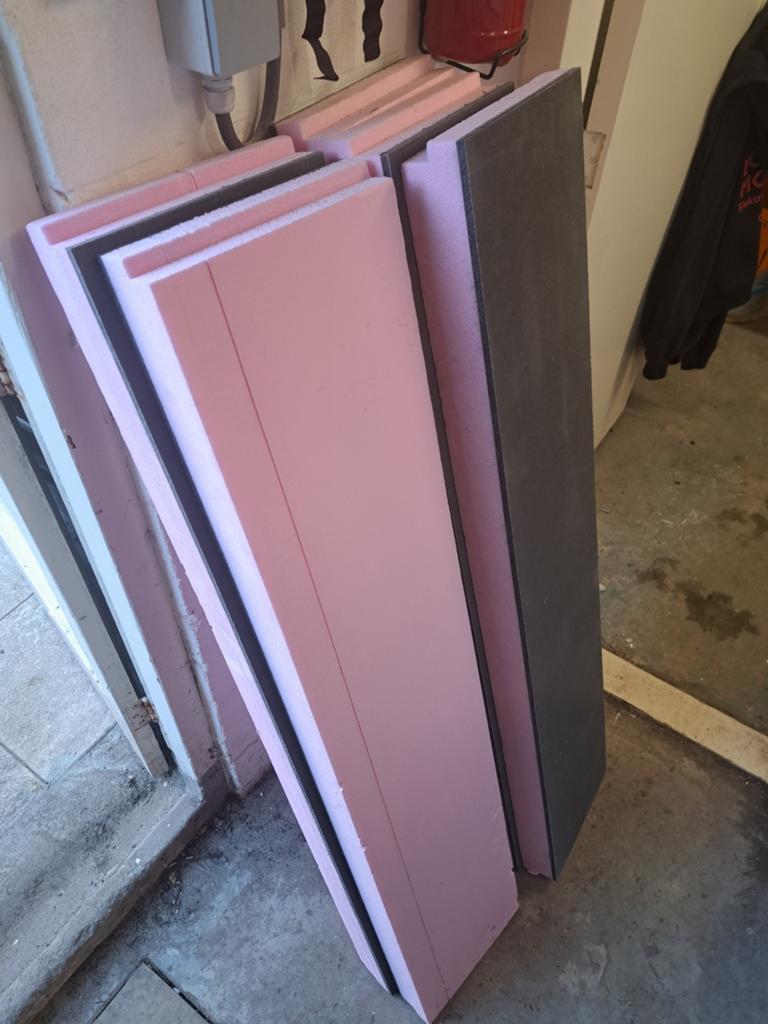 5 stuks kantplank isolatieplaten - XPS hardschuim (5 cm dik), Doe-het-zelf en Verbouw, Isolatie en Afdichting, Ophalen, Dakisolatie