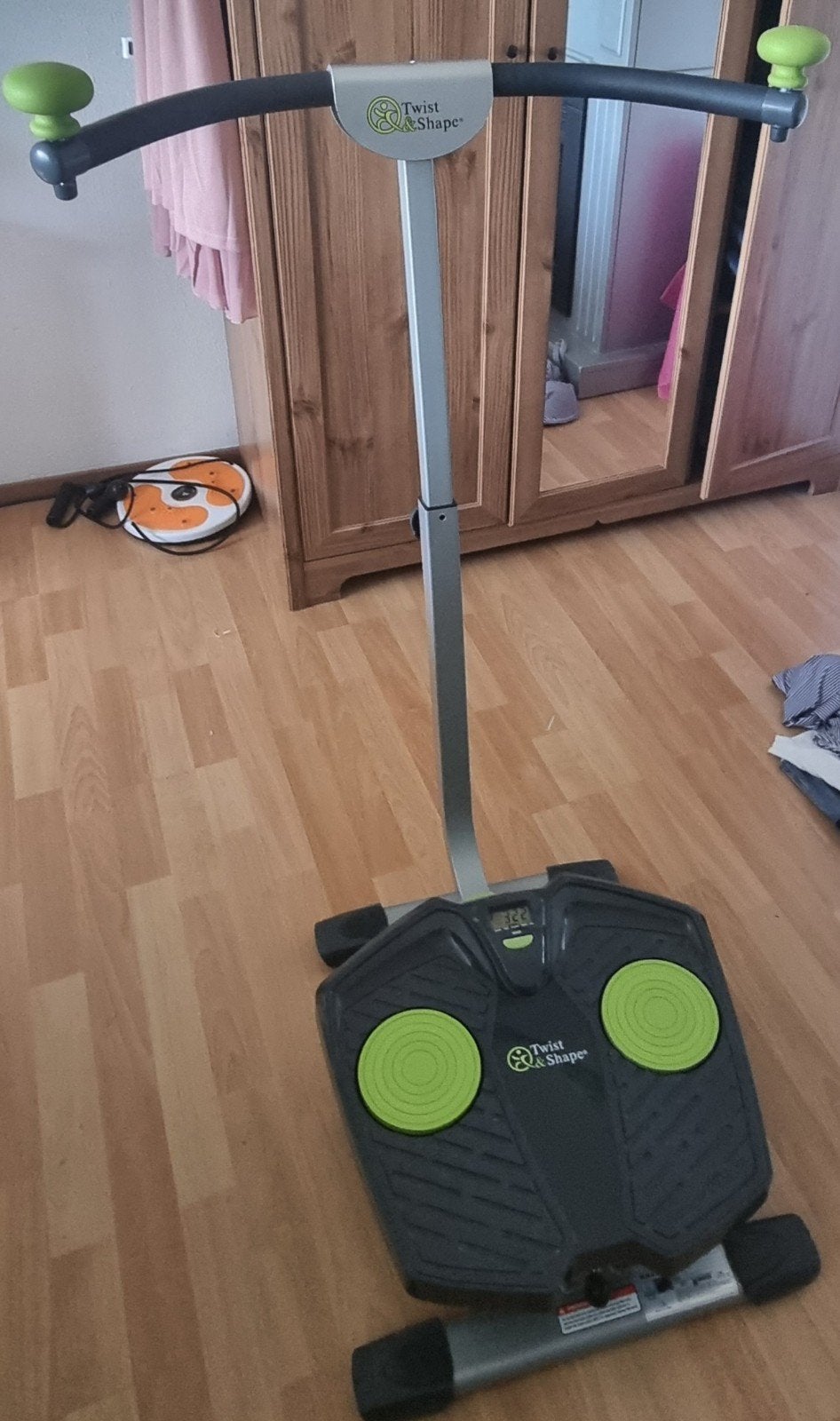 twist and shape fitness apparaat, Ophalen, Benen
