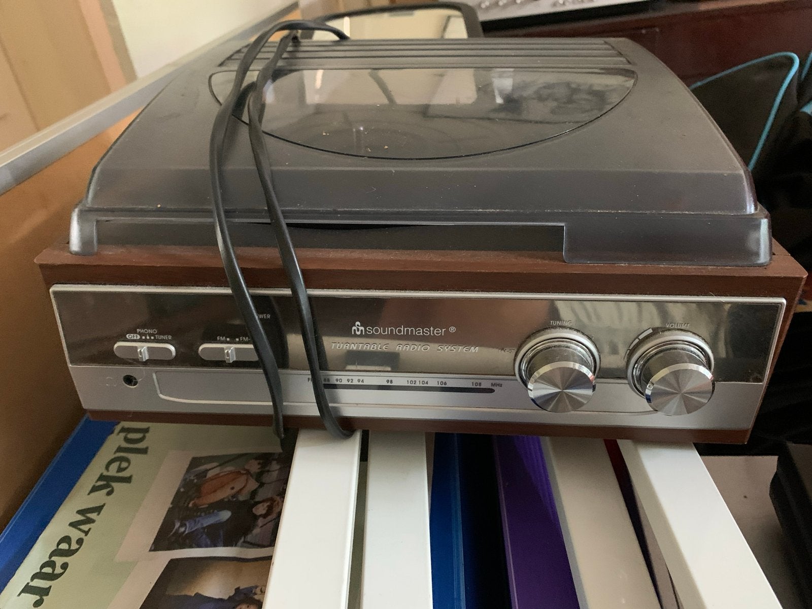 Soundmaster Retro Platenspeler & Radio in één, Ophalen of Verzenden, Gebruikt, Platenspeler, Overige merken