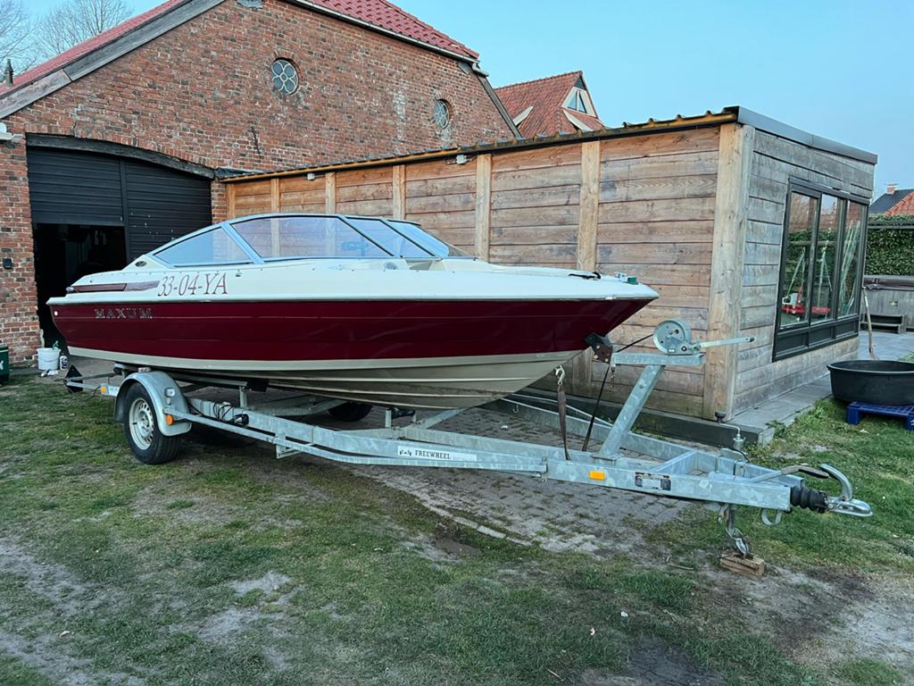 Maxum Speedboot met Trailer, Overige merken, Gebruikt, Afdekzeil, Binnenboordmotor