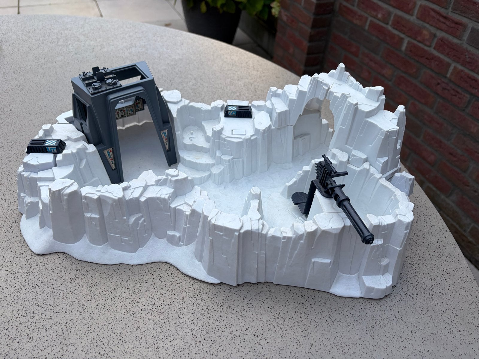 Vintage Star Wars Hoth Imperial Attack Base Speeder Bike, Ophalen of Verzenden, Gebruikt