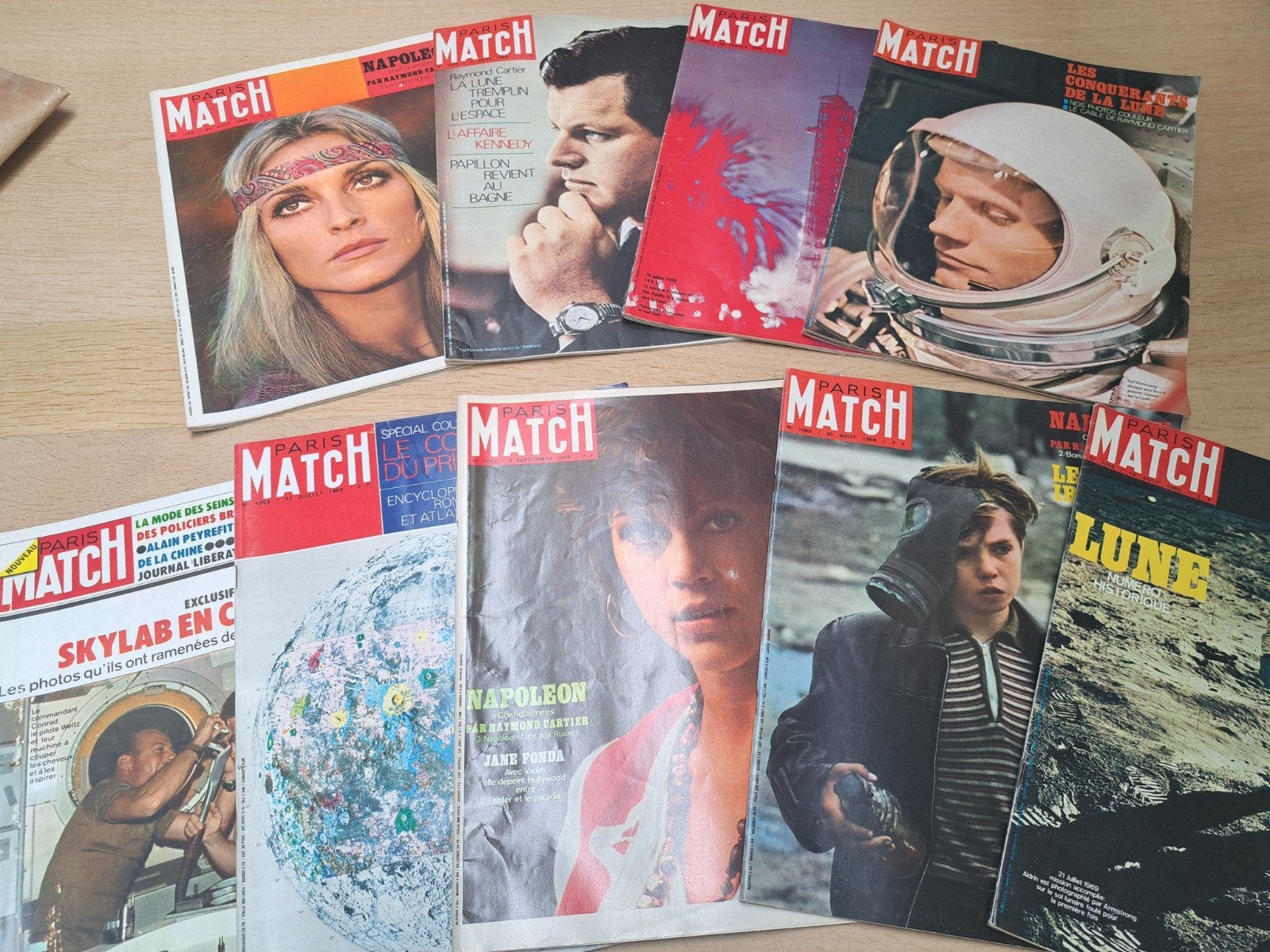 PARIS MATCH vintage tijdschriften, Boeken, Ophalen of Verzenden, Gelezen, Overige typen