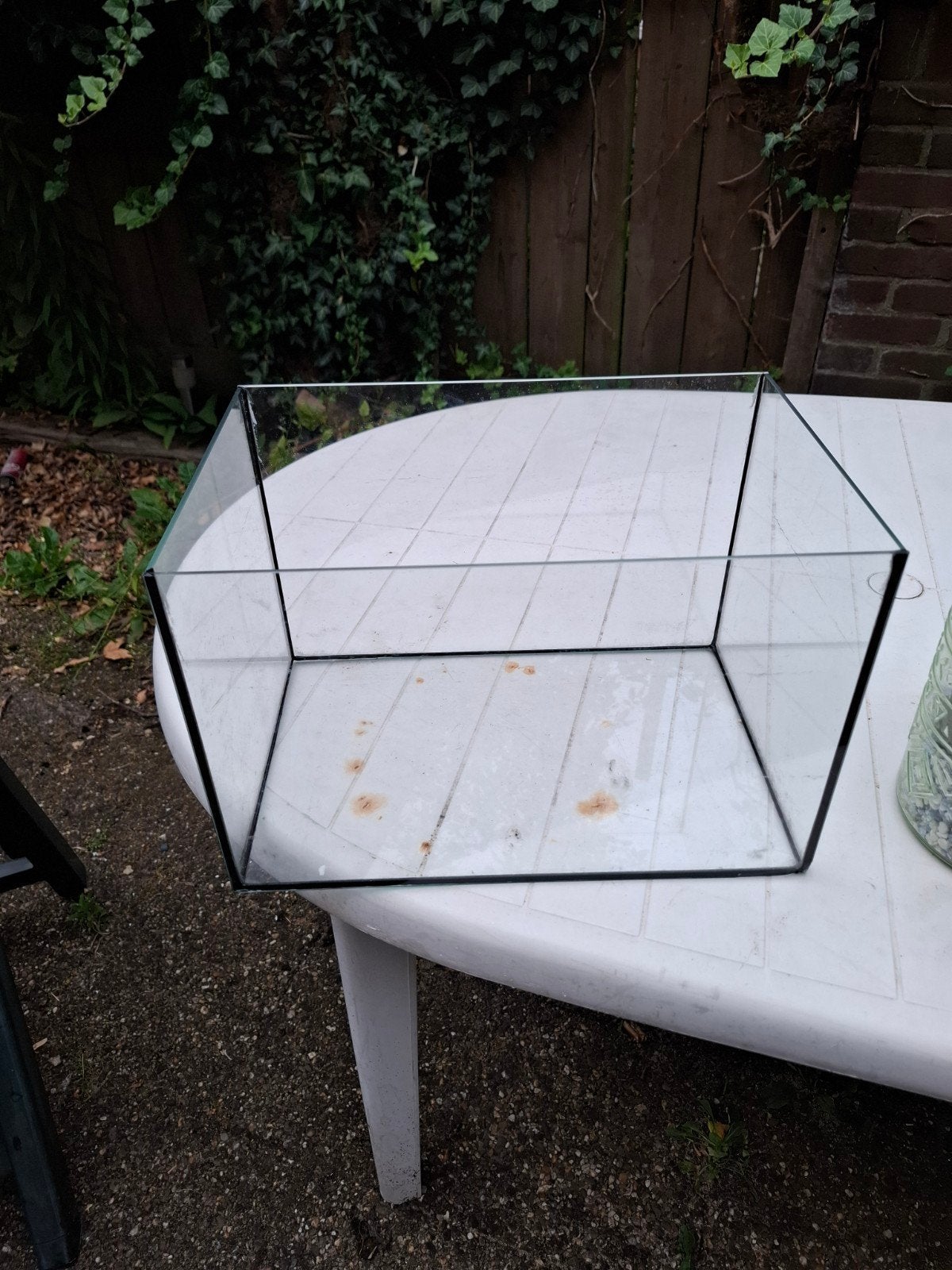 Vissenkom met assesoires, Ophalen, Gebruikt, Leeg aquarium