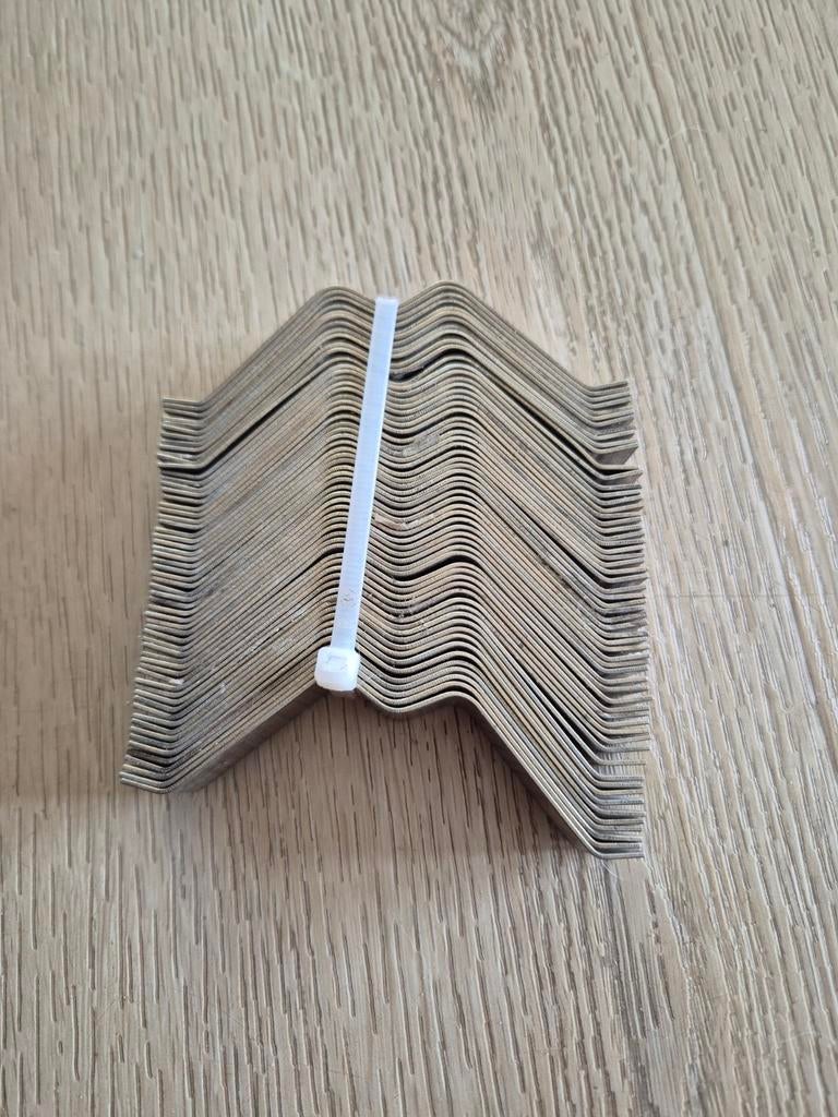 Parketveren 60 stuks, Doe-het-zelf en Verbouw, Vloerdelen en Plavuizen, Overige materialen, Overige typen, Minder dan 50 cm, Ophalen