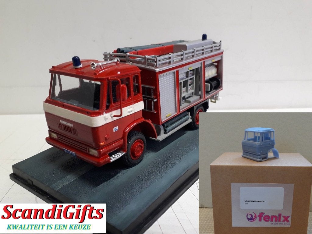 Fenix Scale Models daf 1200/1400 cabine kit, Ophalen of Verzenden, Nieuw, Bus of Vrachtwagen, Overige merken