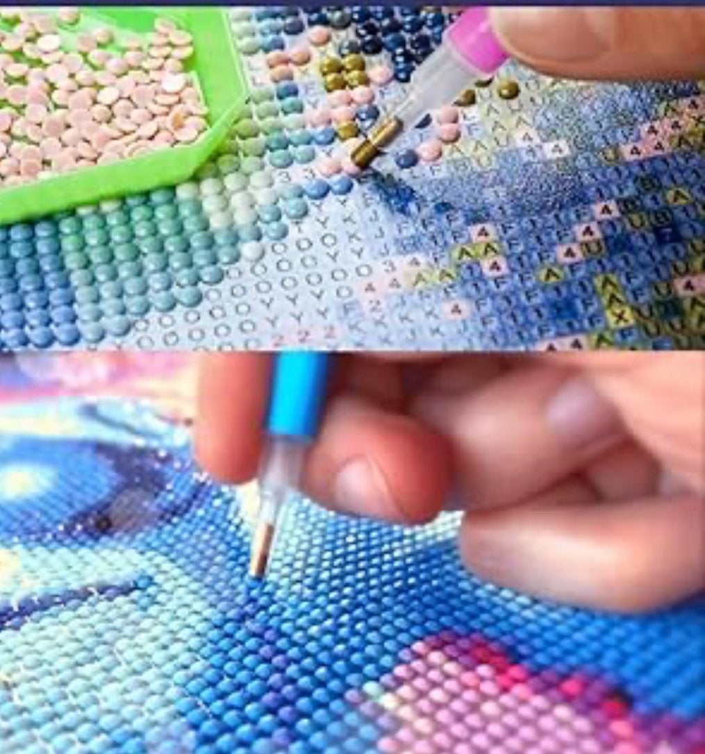 Diamond Painting Kit 35x35 CM - Nieuw, Overige thema's, Diamond painting, Nieuw, Meerkleurig