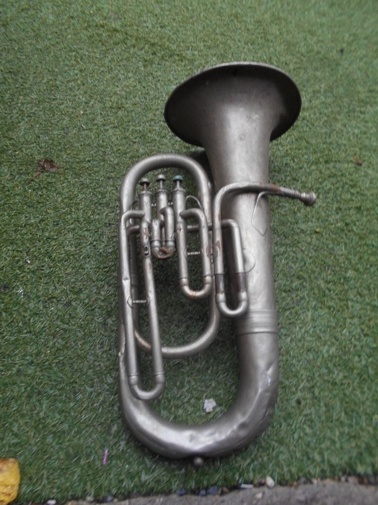 Oude Tuba, Ophalen of Verzenden, Gebruikt, C-tuba