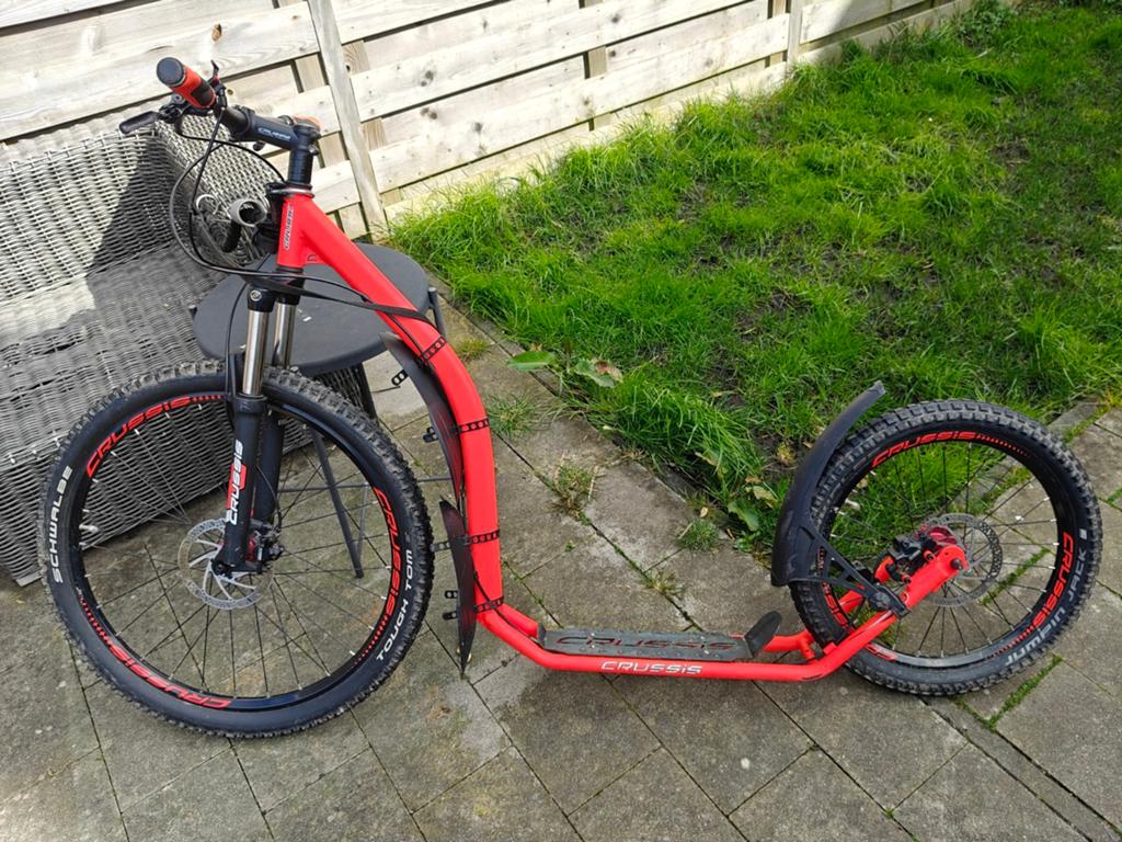 Crussis Kickbike, Fietsen en Brommers, Steps, Ophalen, Gebruikt, Kickbike