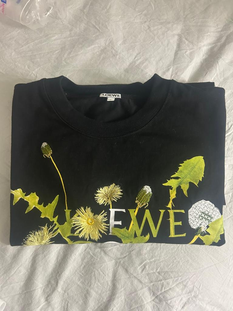 LOEWE t-shirt, Ophalen, Zo goed als nieuw, Maat 52/54 (L), Zwart