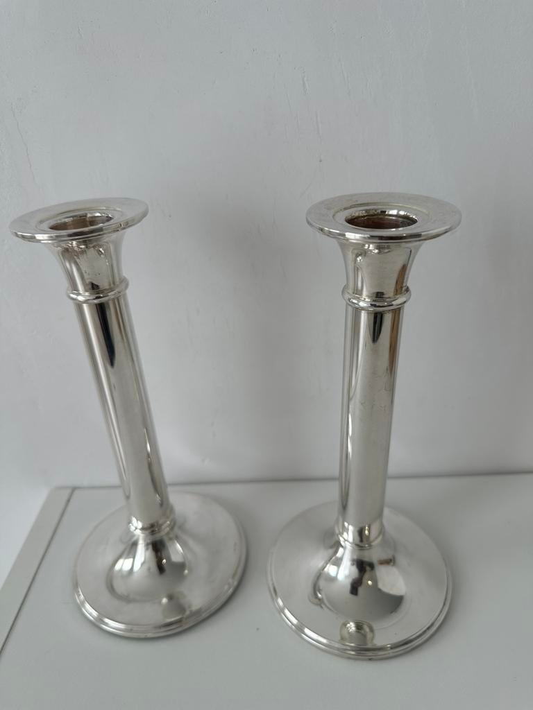 Zilveren kandelaars GHK 925, Ophalen of Verzenden, Zilver