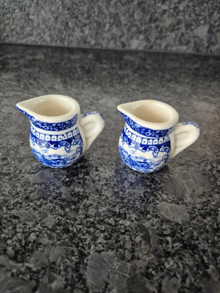 Melkkannetjes 2 stuks letterbak, Ophalen of Verzenden