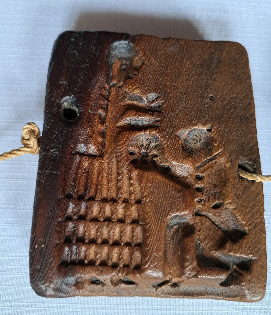3x antieke suikervorm houten mal suikergoed koekplank mal, Verzenden