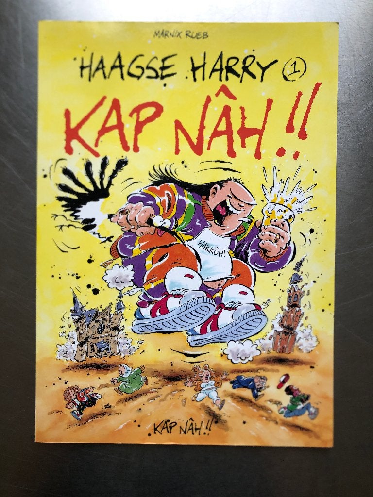 Haagse Harry - Deel 1: Kap Nâh!! (Marnix Rueb, 1994), Eén stripboek, Ophalen of Verzenden, Gelezen