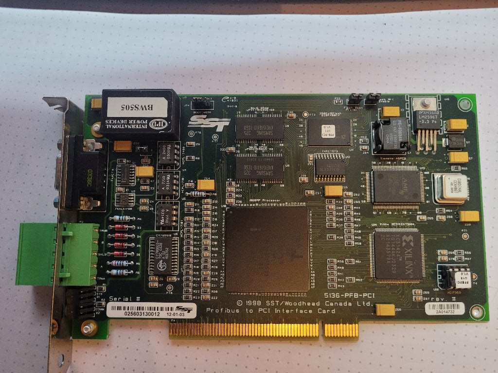 Profibus to PCI Interface Card 5136-PFB-PCI, Ophalen of Verzenden, Zo goed als nieuw, Intern, Diverse
