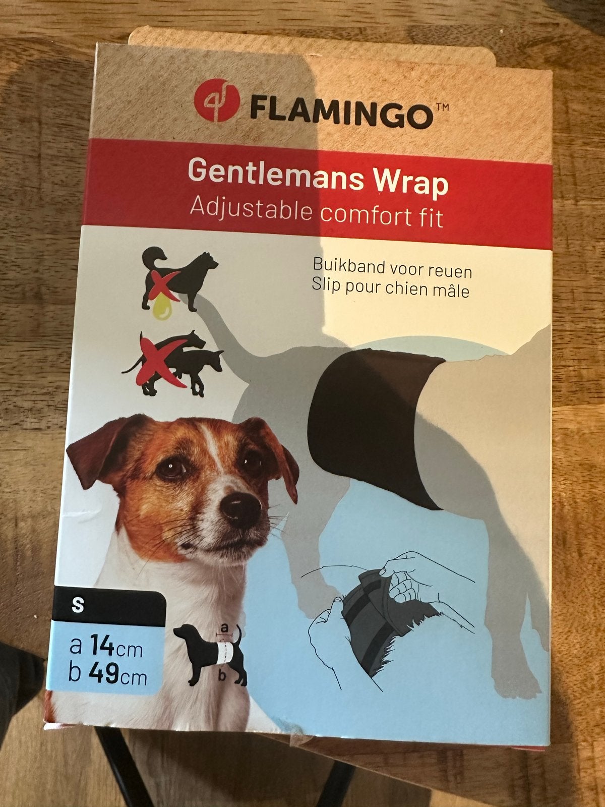 Te koop buikband flamingo Gelentlemans wrap Nieuw, Ophalen, Nieuw