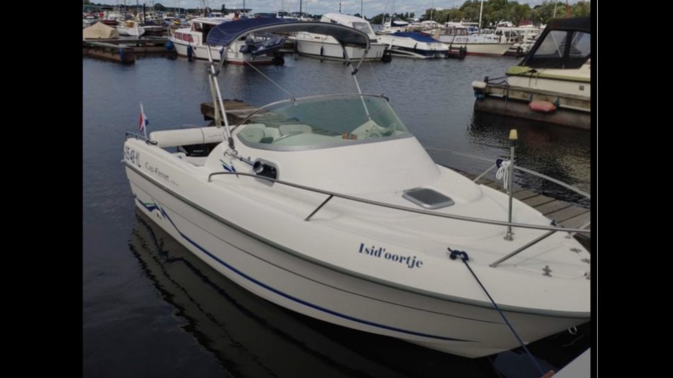 Cap ferret 552 CC 50pk en trailer, Watersport en Boten, Ophalen, Overige merken, Gebruikt, 2.00 meter