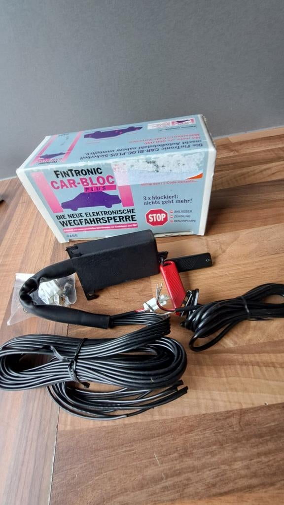 Fintronic Car-Bloc Plus Auto Alarm Wegrijblokkering Oldtimer, Auto diversen, Anti-diefstal, Ophalen of Verzenden, Nieuw