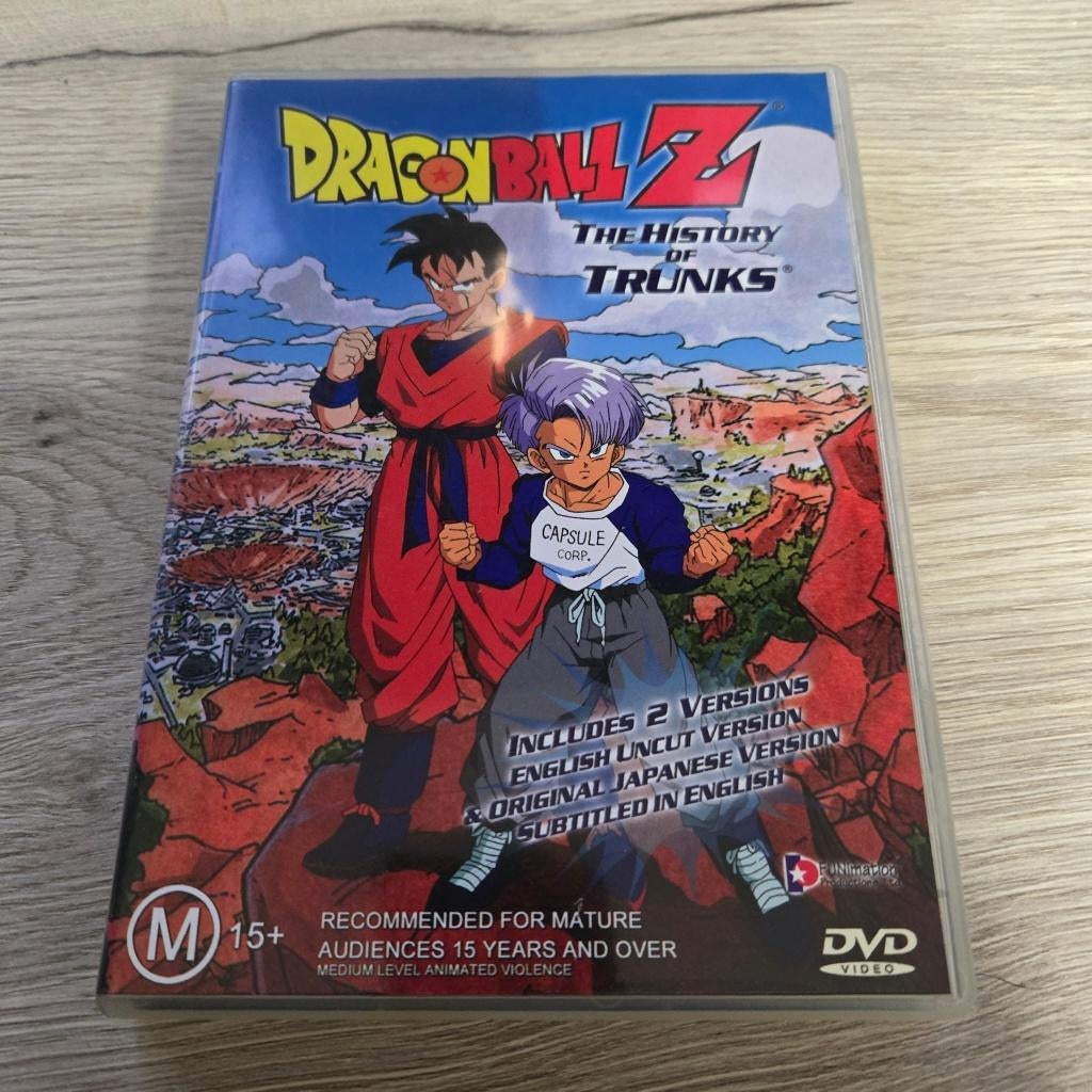 Dragonball Z the History of Trunks (4 HALEN = 3 BETALEN), Cd's en Dvd's, Alle leeftijden, Ophalen of Verzenden, Zo goed als nieuw