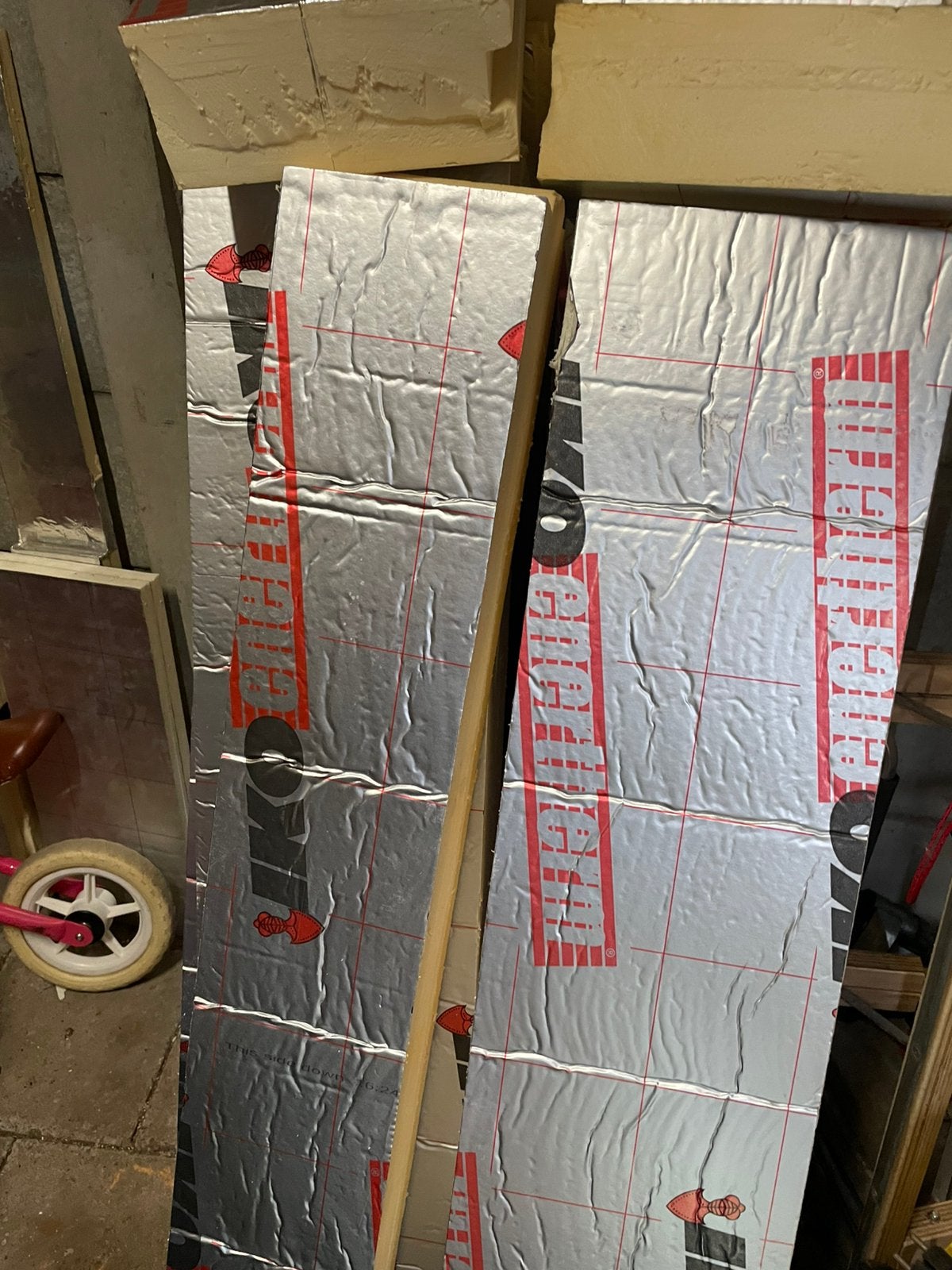 PIR IKO Enertherm isolatie rest platen 80 en 100mm, Nieuw, Ophalen of Verzenden, Hardschuim (Pir), Minder dan 5 m²