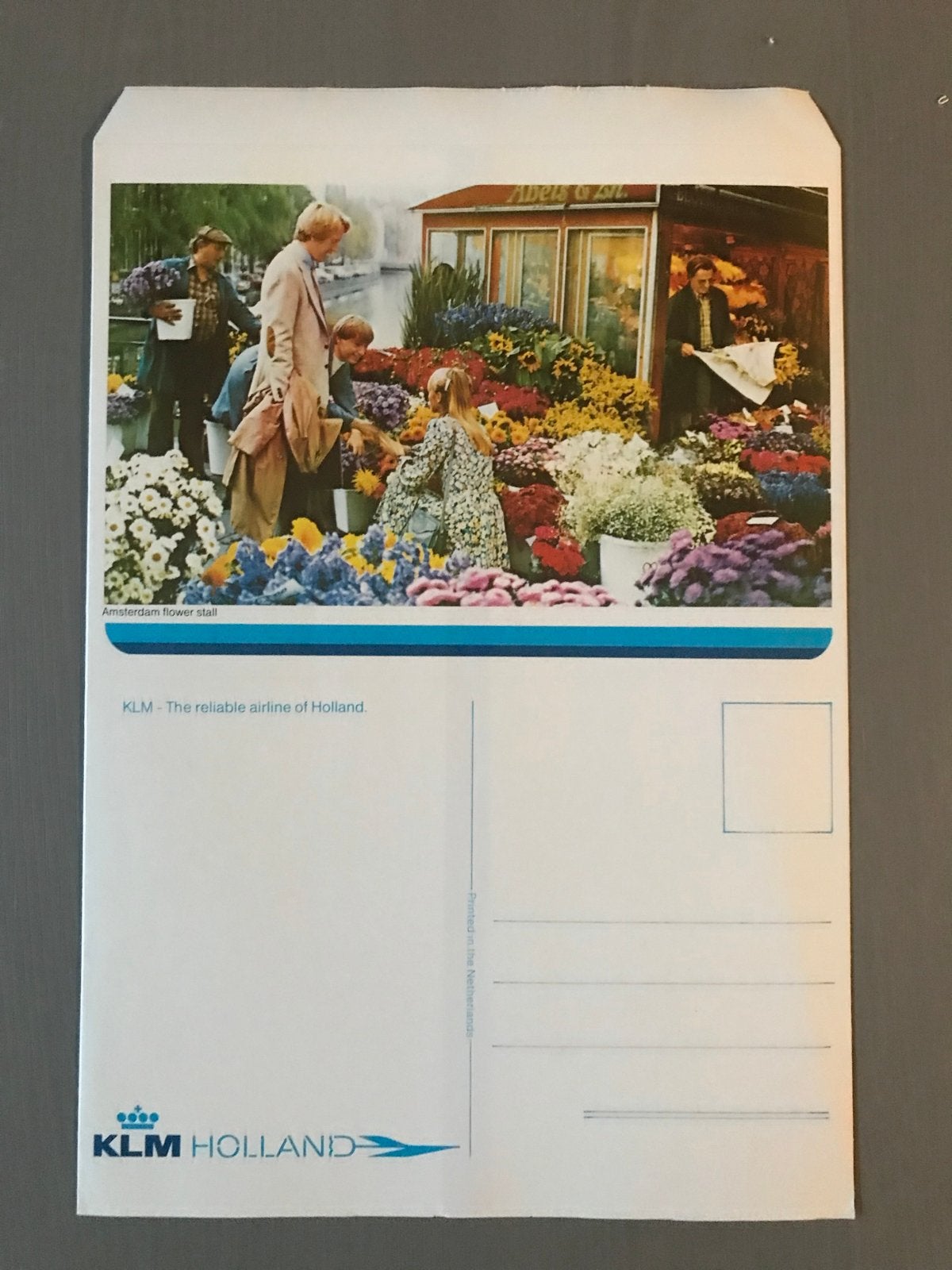 Vintage KLM Holland luchtpostblad, Verzenden, Overige typen