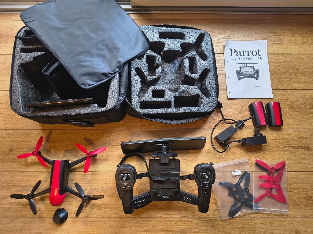 Parrot Bebop 2 drone, 250 tot 900 gram, 100 tot 1000 meter, Standaard kwaliteit, Professionele drone